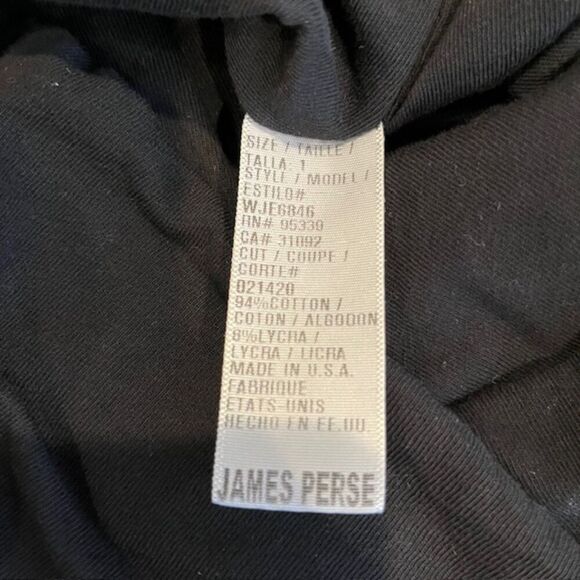 James Perse Ruched Strap Tank Dress Super Stretch Bodycon Black Size Small (1) - Picture 8 of 11